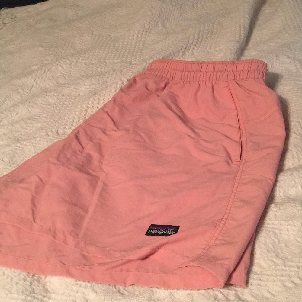 Light Pink Patagonia Baggies Shorts with Pockets